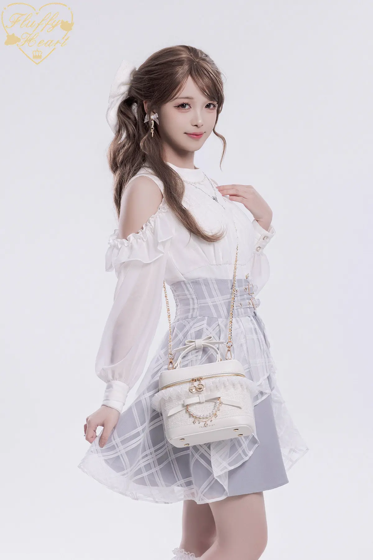 Japanese Original Mine Pink Diagonal Crossbody Bags 2026 New Sweet Girls Princess Lolita Shoulder Bag Square Handbag for Women