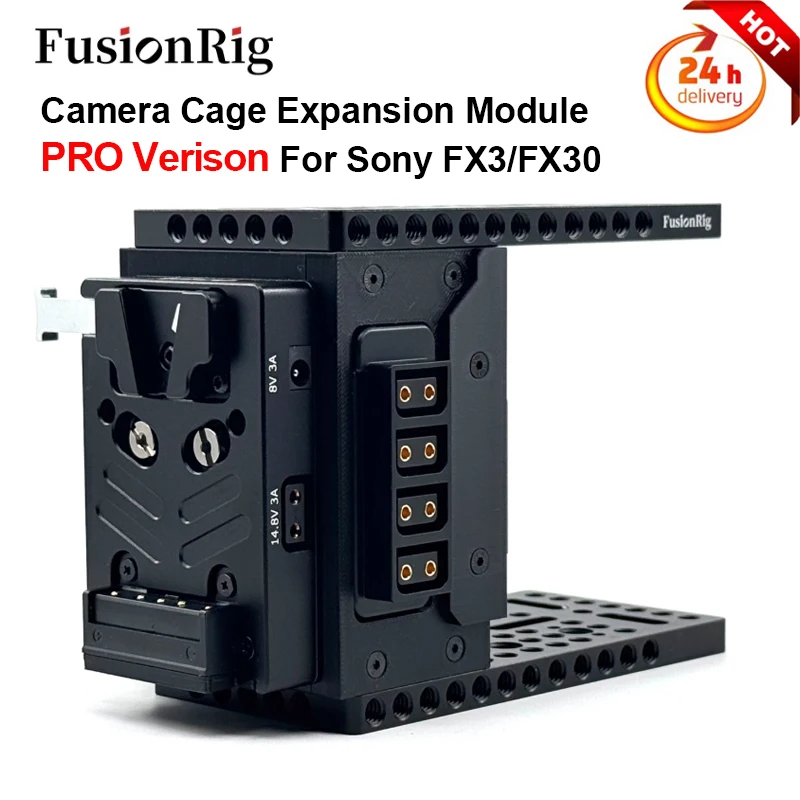 Modulo di espansione gabbia per fotocamera FusionRig PRO Verison cineback Cage per Sony FX3/FX30
