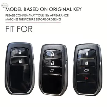 Silikonový kryt na klíče od auta pro Toyota Land Cruiser 200 300 Prado Crown TLK 200 Yaris Cross Hilux Innova Fortuner Camry 55 Key 10 nejlepší prodej Kryt klíče Toyota Fortuner - №3