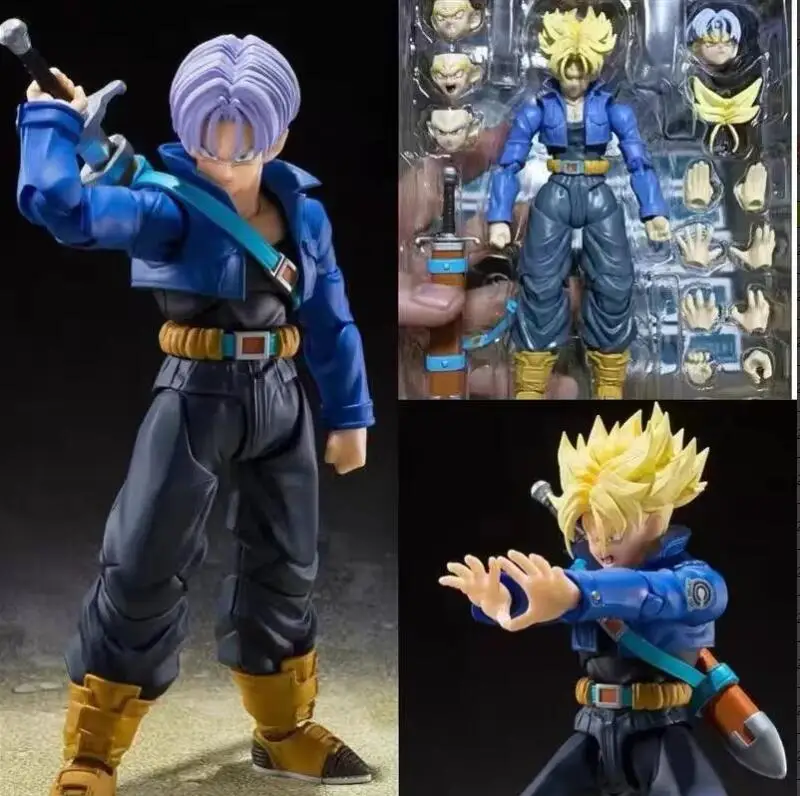 Figura de Anime de Dragon Ball Z, Gohan y Trunks, Super Saiyan Torankusu, Figura de Acción, Estatua de PVC, Modelo, Decoración de Escritorio, Colección, Regalo, Juguete