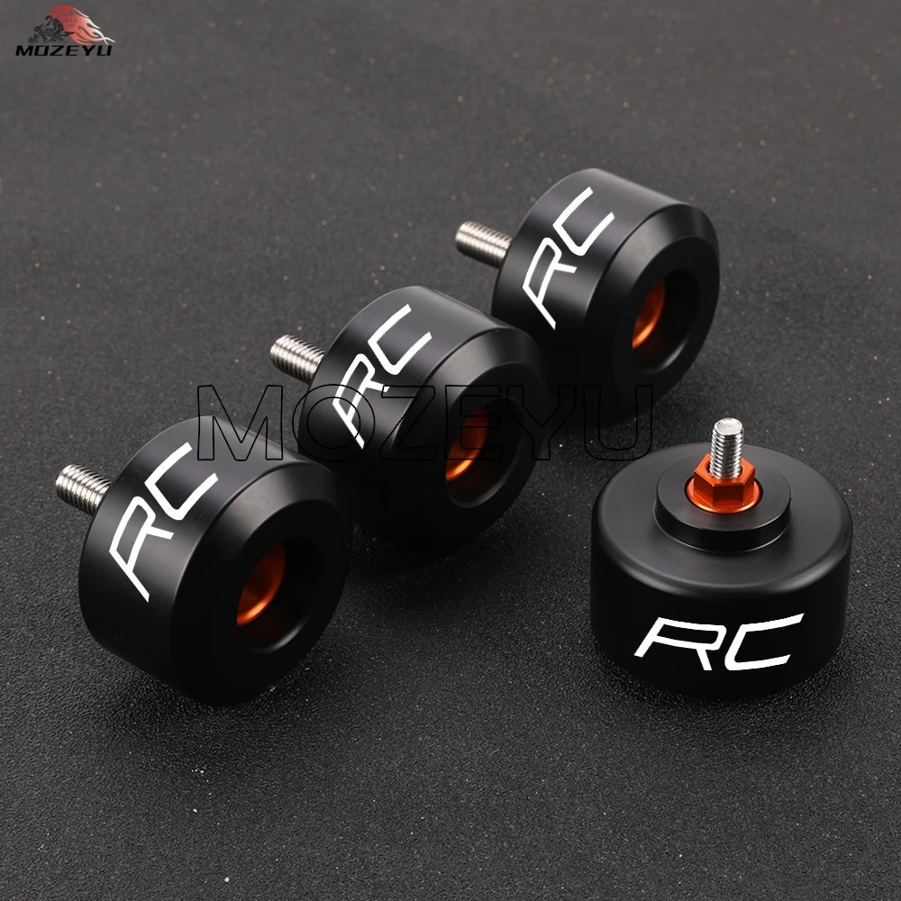 

2025 Front Rear Fork Wheel Frame Slider Crash Protector Pads Roda For DUKE/RC 125 200 250 390 DUKE125 200 DUKE250 DUKE390