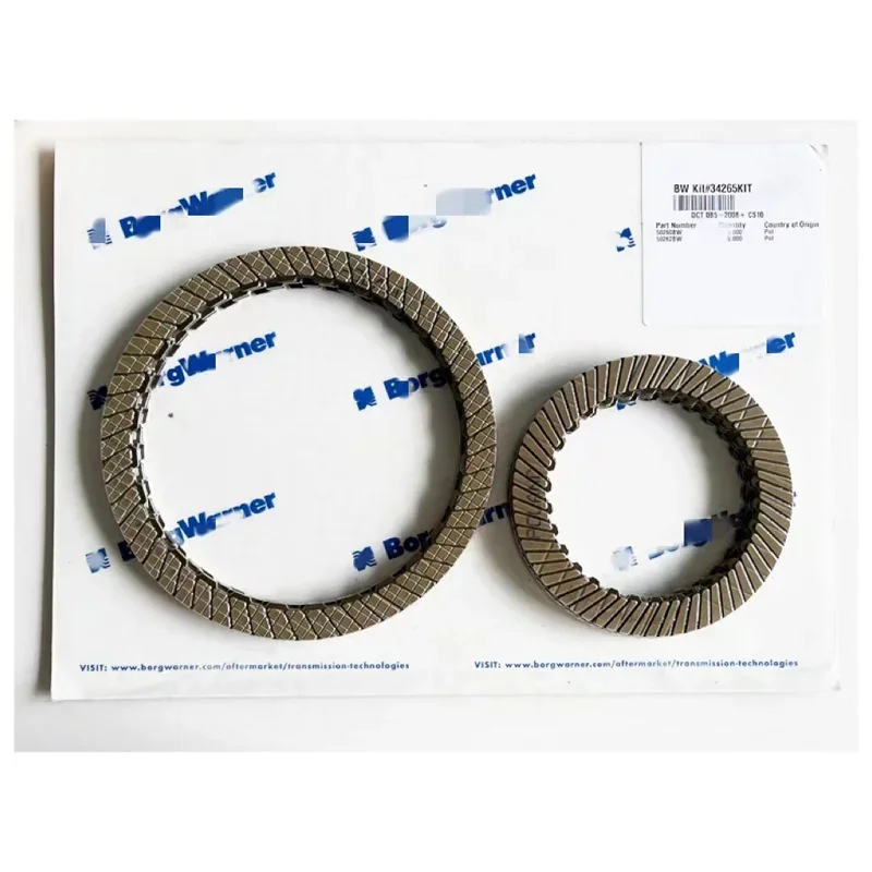 

Borg Warner 0B5 DL501 7Speed Transmission Wet Dual Clutch Friction Kit Fits For Audi A4 A5 A6 A7 Q5