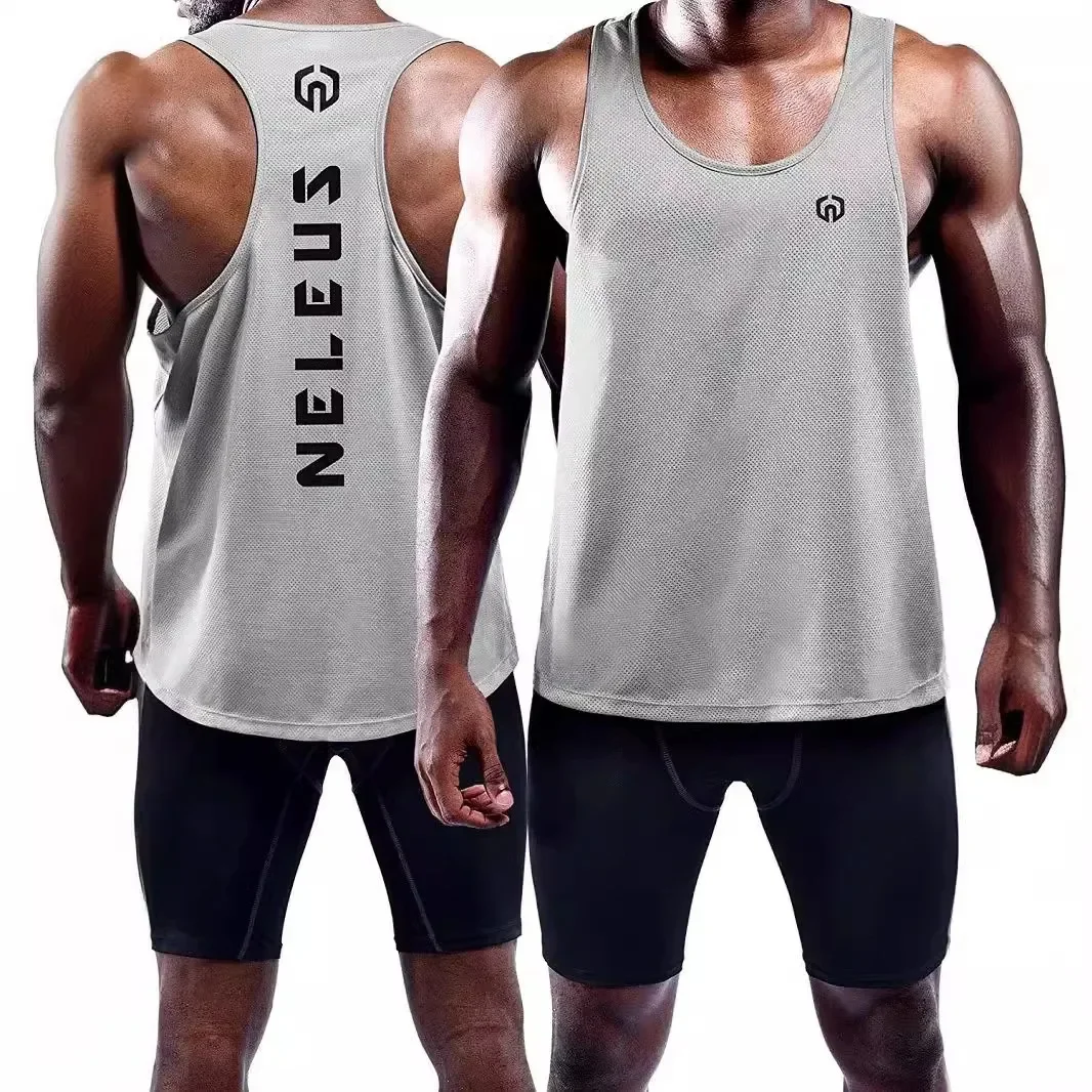 Adult Men Women Running Outdoor Shirts Tight Gym Tank Top Fitness Sleeveless T-shirts Sport Exercise Basketball Vest Clothes