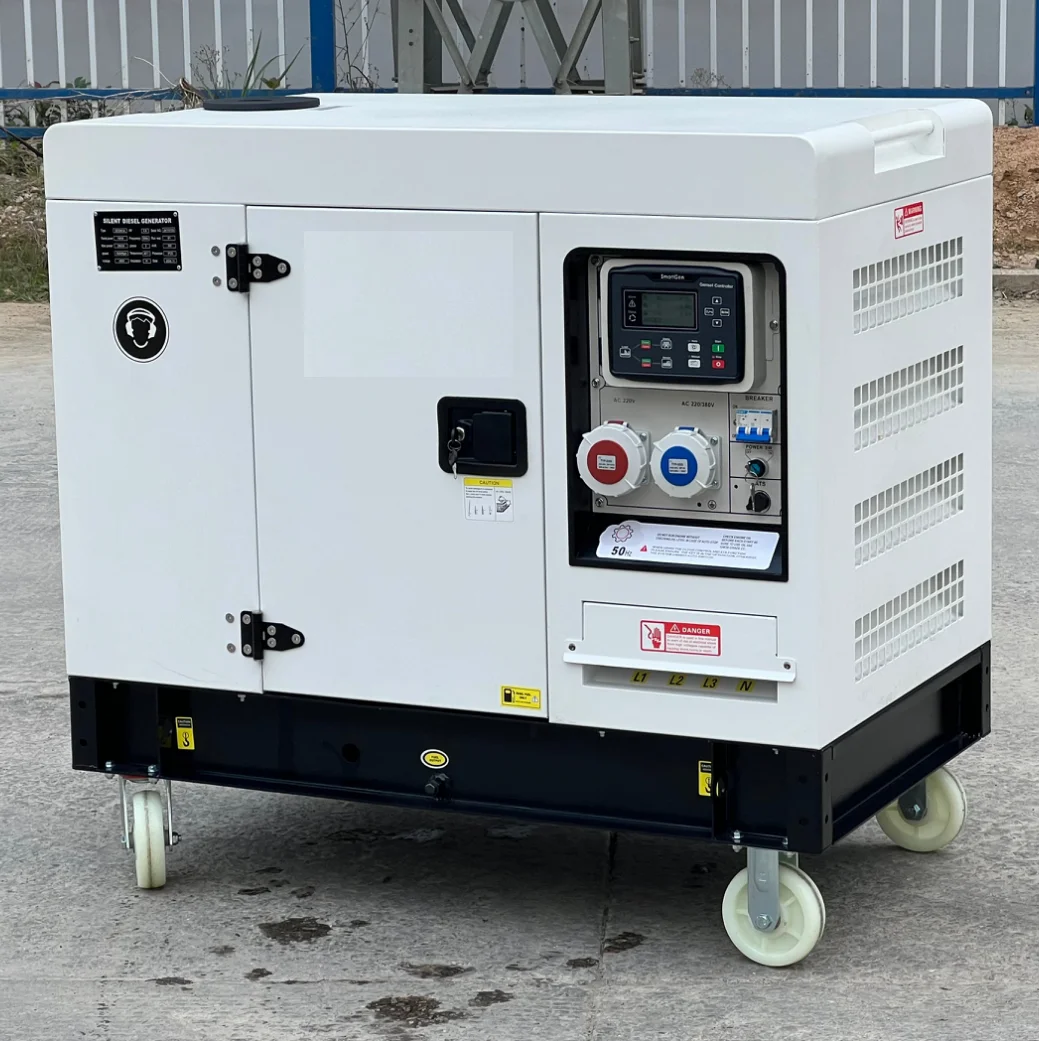 230V 50/60Hz ultra-quiet diesel generator set 15kw single-phase air-cooled silent diesel generator 15kw generator