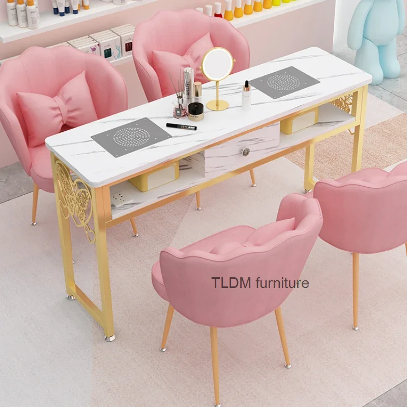 

Aesthetic Dressing Manicure Table Living Room Headboard Professional Manicure Table Home Schmincktisch Pedicure Furniture ZT50MT