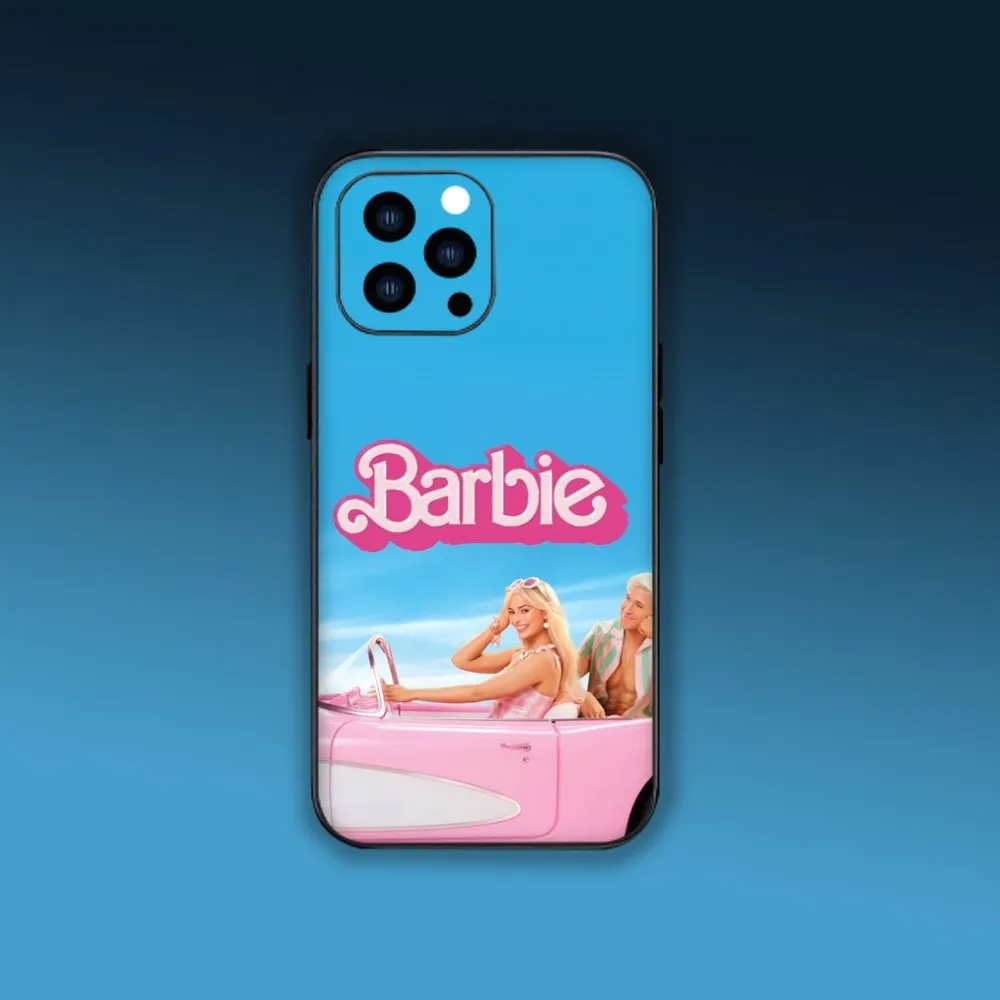 Beast Kingdom Movie B-Barbies Phone Case For iPhone Mini 11 12 13 Plus Pro Max 14 15 XR XS Black Shell