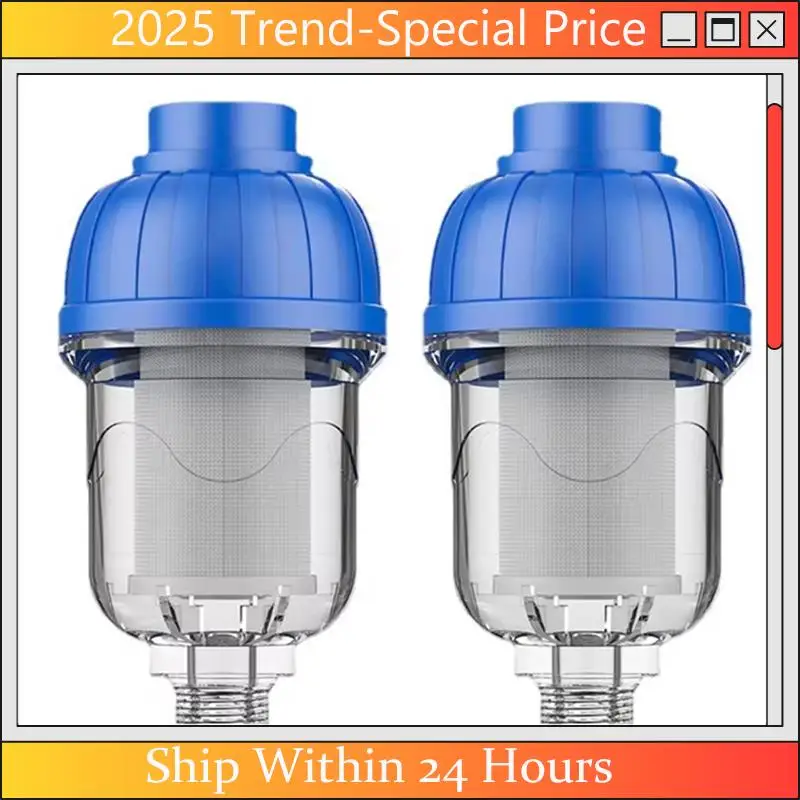 

AA64 2Pcs Pre-Filter Garden Faucet Reusable 316 Stainless For Steelkitchen Bathroom Toilet Filt