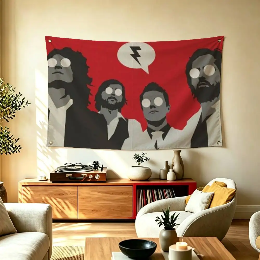 Pop Rock The K-Killers Flags Wall Hanging Tapestry Outdoor Garage Room Decorative flag Background Blanket