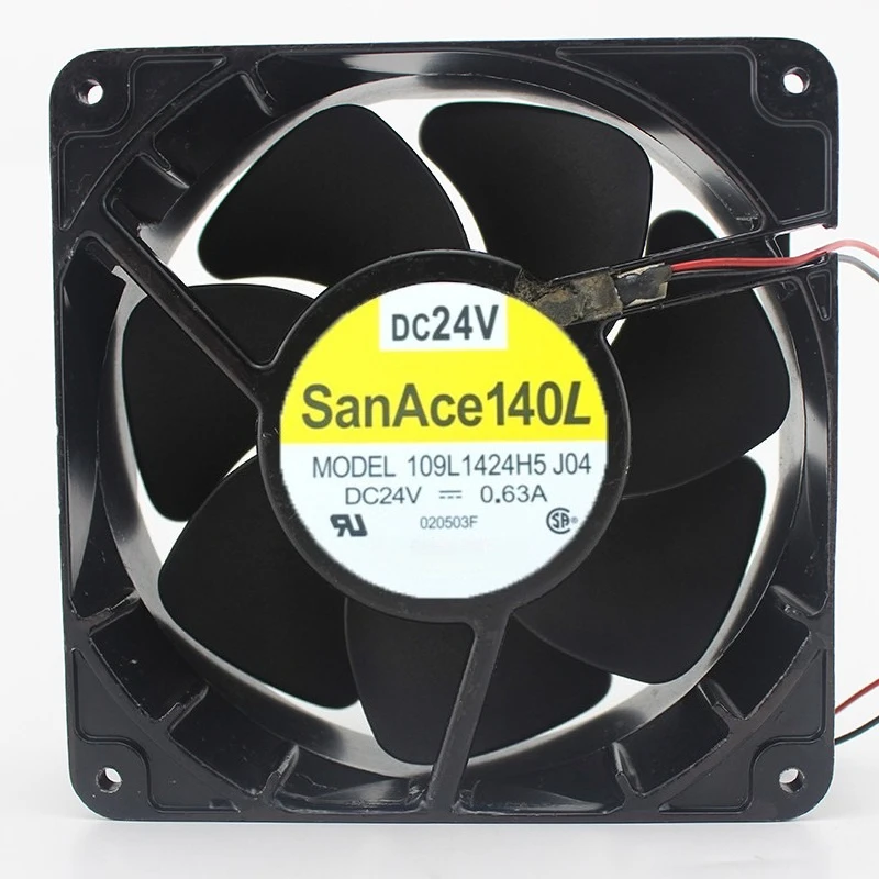 

New FOR SANYO Fan 109L1424H5J04 DC 24V 0.63A 14050 14CM