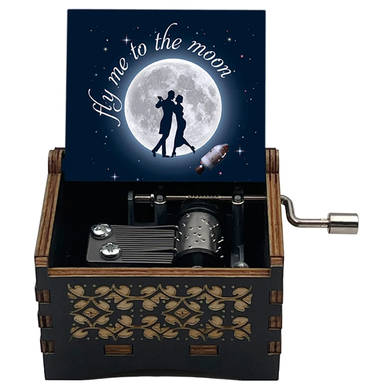 Jazz Dance Music《FLY ME TO THE MOON》Climax 14-seconds Adapted 18-Tone Music Box Family Gthering Holiday Pool Party Gift