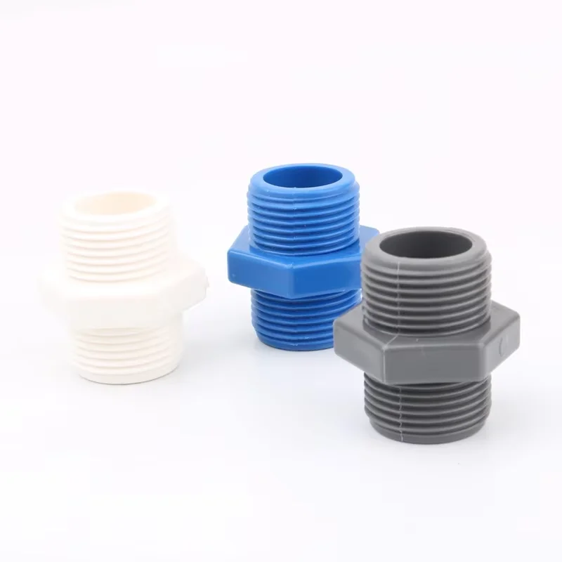 

"1/2“ 3/4” 1“ Male Thread PVC Connector PVC Pipe Adapter Garden Irrigation Watering Fittings Plumbing Accessories "