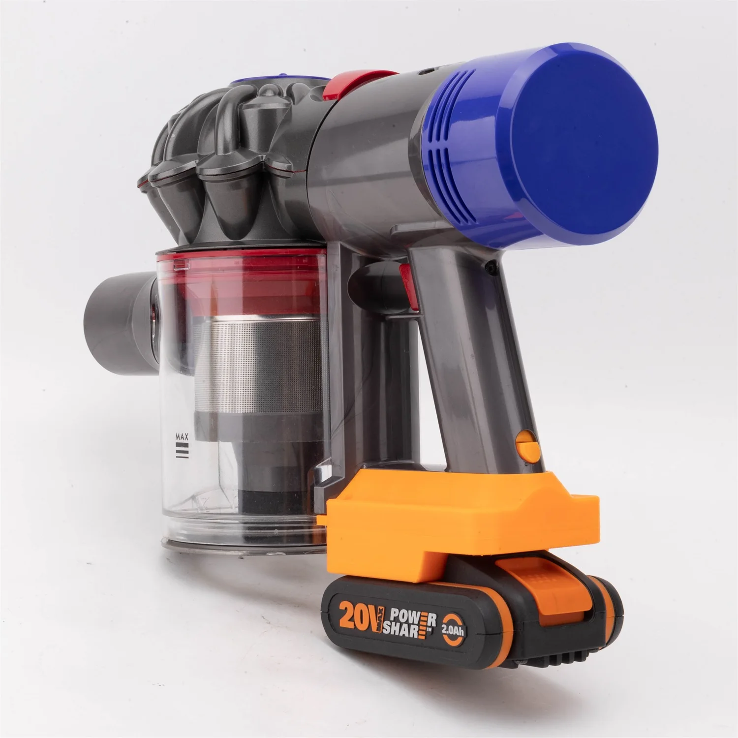 

Battery Adapter for Worx 20v 4PIN Convert to for Dyson v7 v8 Vacuum Cleaner Tool Converter (Not include tools and battery)