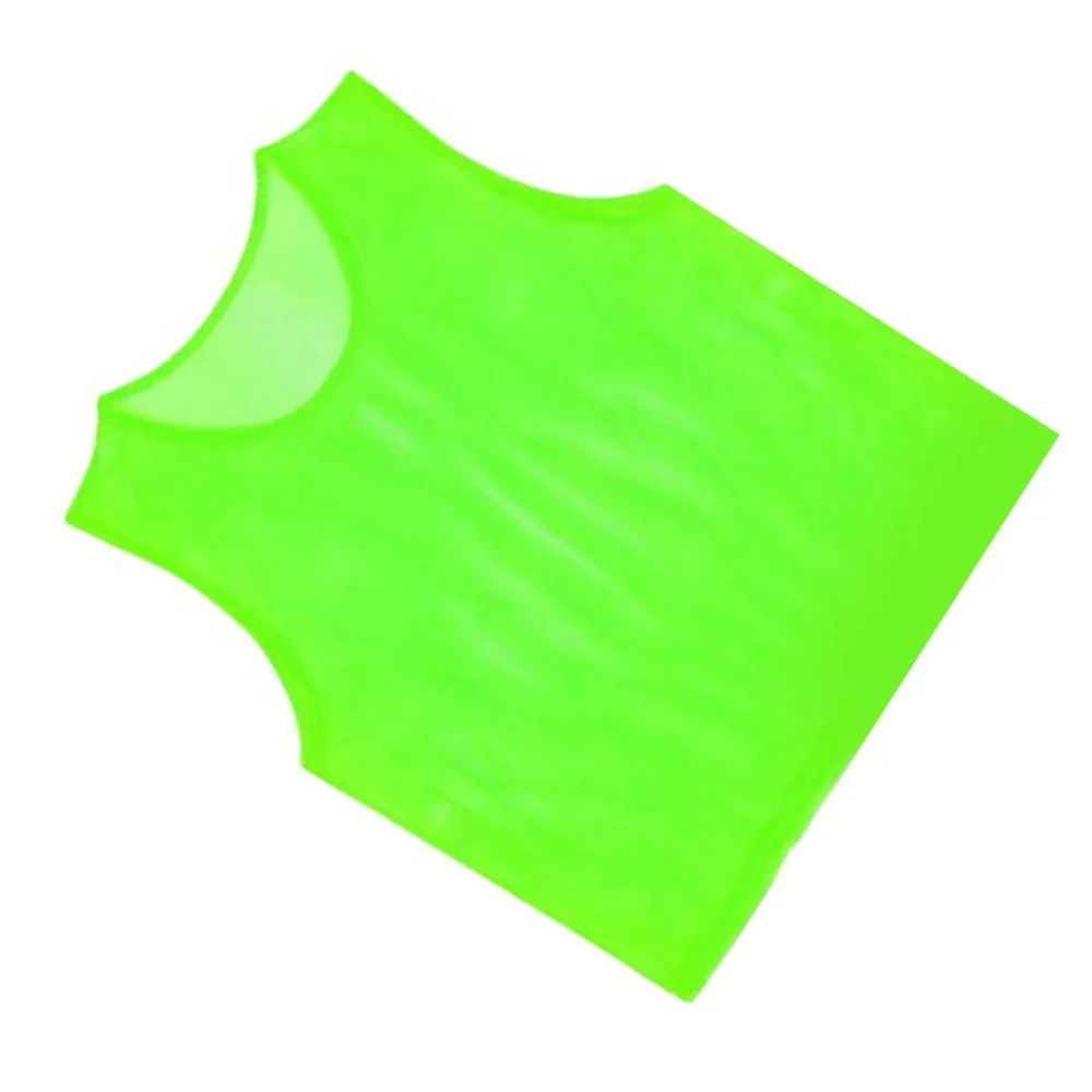 Breathable Mesh Scrimmage Training Vest Lightweight Green Training Practice Vest Orange Blue Soccer Training Vest