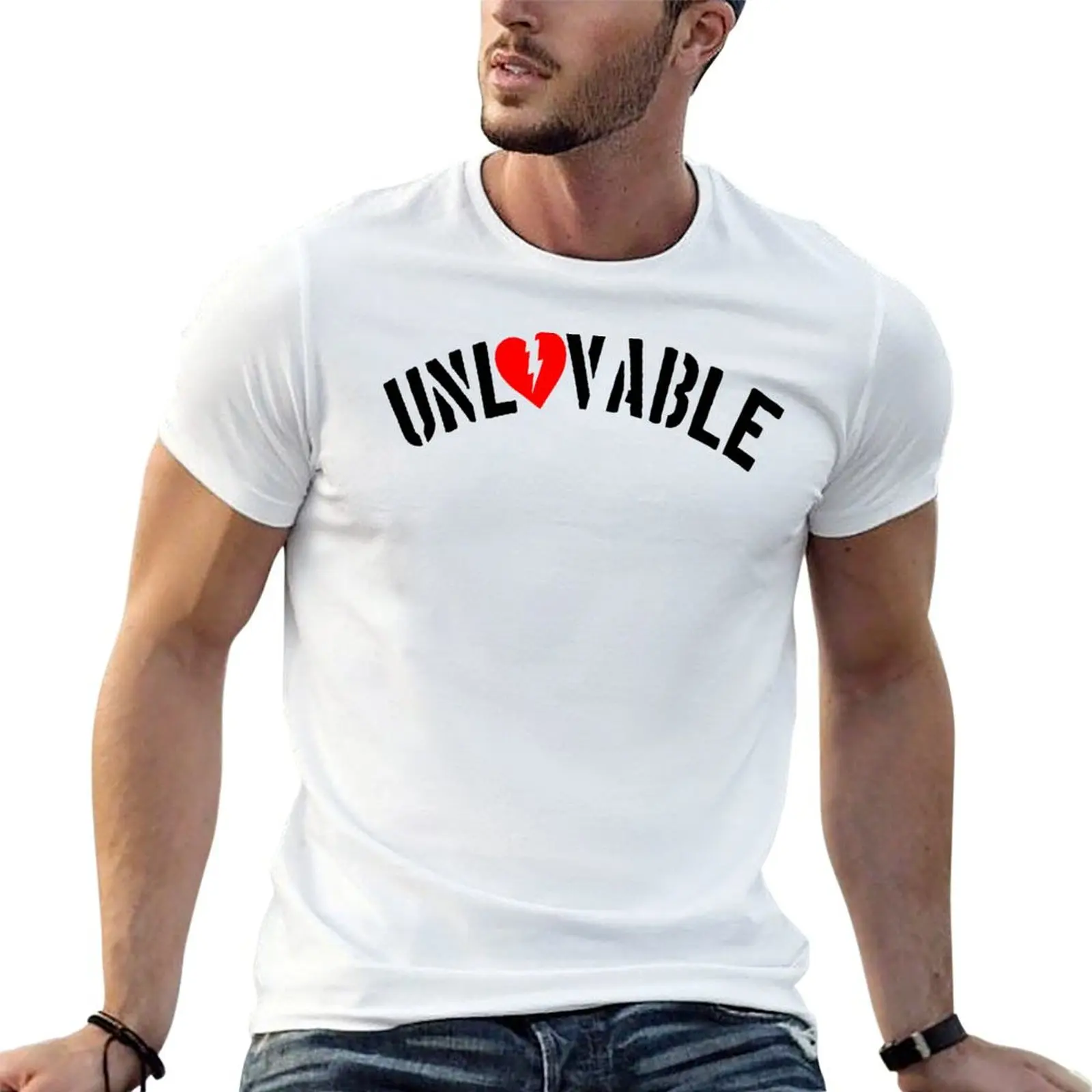UNL?VABLE - UNLOVABLE T-Shirt Soft Basic Cotton Short Sleeve Tee