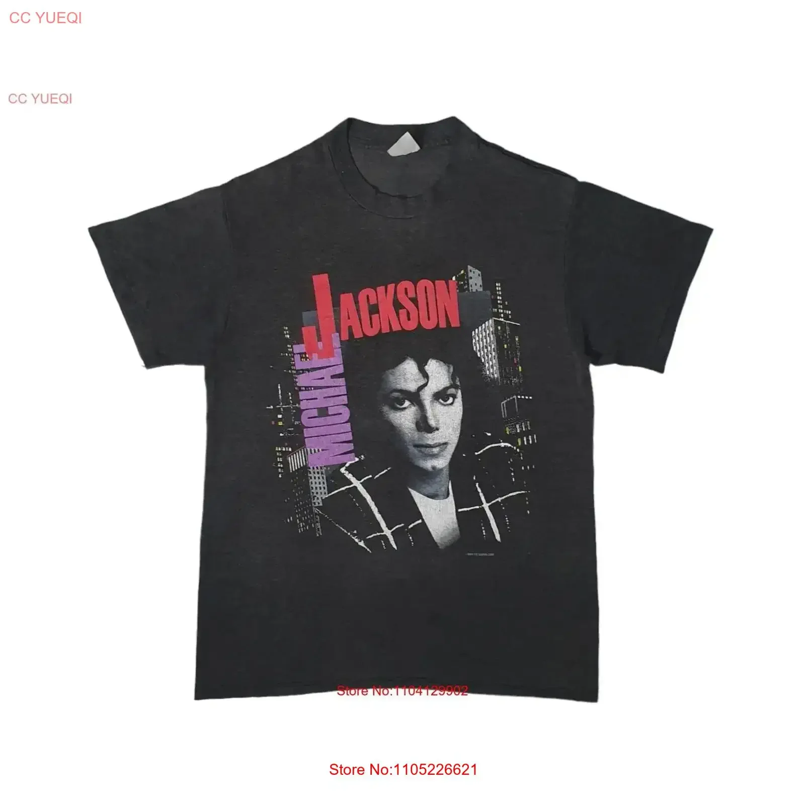 Camiseta vintage de 1988 de MICHAEL JACKSON, gira por Tokio, Japón, talla mediana, años 80, MJ, Rey del Pop, recuerdo de la música disco rock, moda.