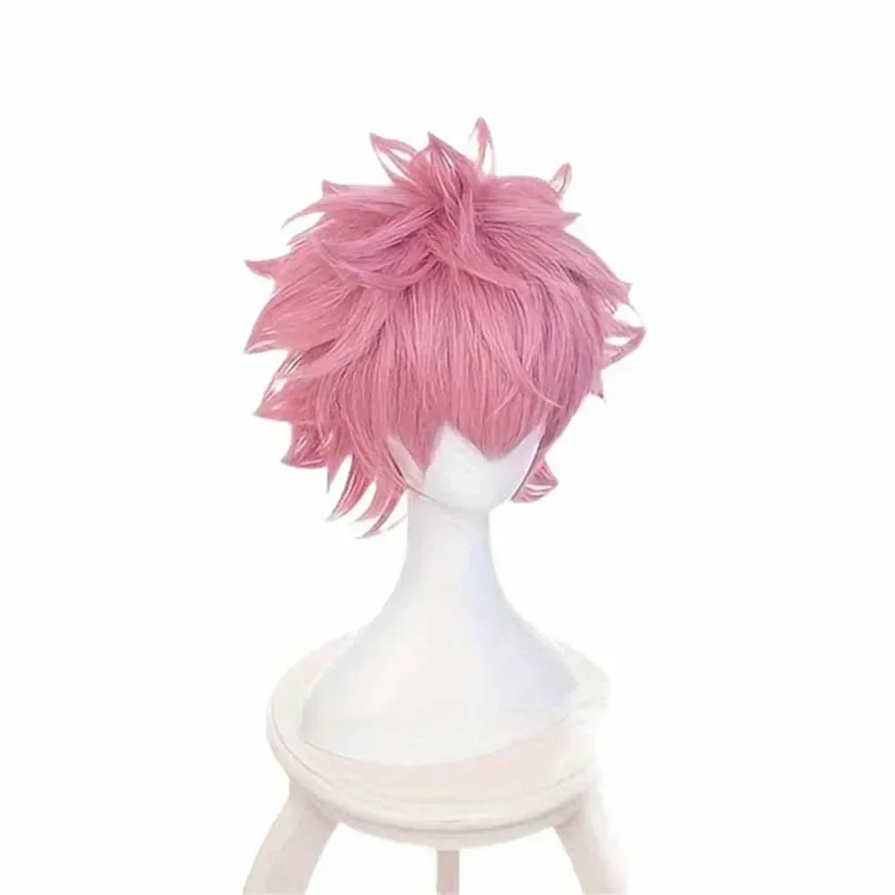 Anime My Hero Academia Ashido Mina Pink Cosplay Synthetic Wigs Heat Resistant Hair Role Play Wigs - view 3