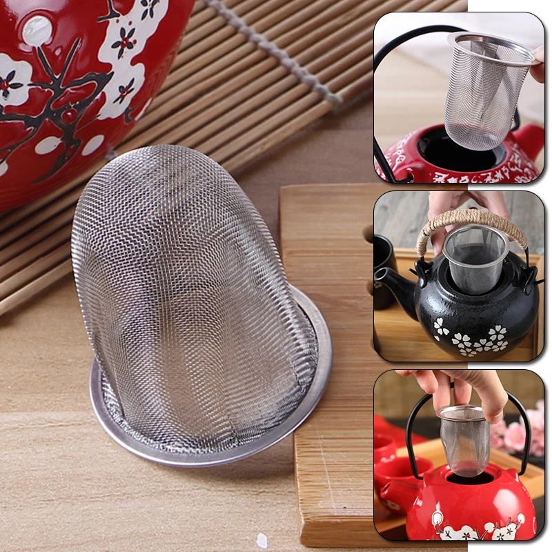 51-90mm Stainless Steel Tea Strainer Tea Infuser Portable Tea Spice Coffee Crush Filter Kitchen Tools Teapot For Tea Accessories