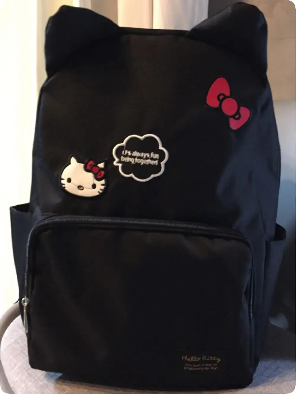 

Sanrio student nylon backpack shoulder bag handbag hello kitty schoolbag