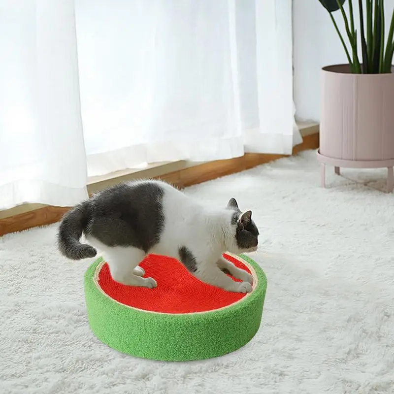 

Sisal Cat Scratcher Protecting Furniture Indoor Kitten Sleeping Nest Sisal Bowl Anti Slip Cat Scratching Board for kittens cats