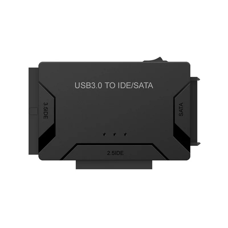 3 em 1 usb 3.0 para sata ide adaptador de disco rígido cabo conversor para 3.5 2.5 polegadas hdd/ssd cd dvd rom CD-RW ide sata adaptador para pc