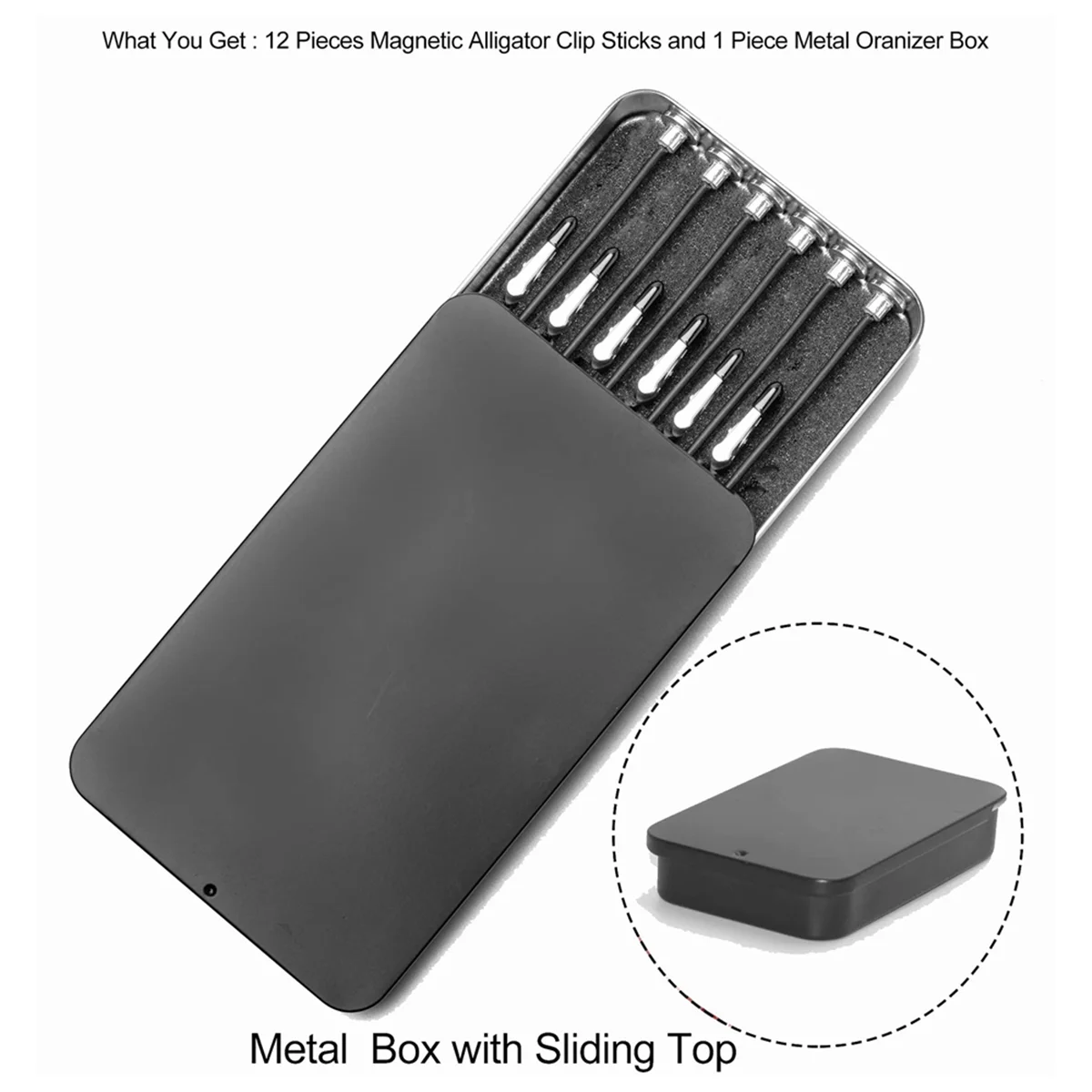 Modelo de pintura Stand Base titular, Bendable Alligator Clip Sticks Set, Airbrush modelagem ferramentas para aerógrafo, 12pcs