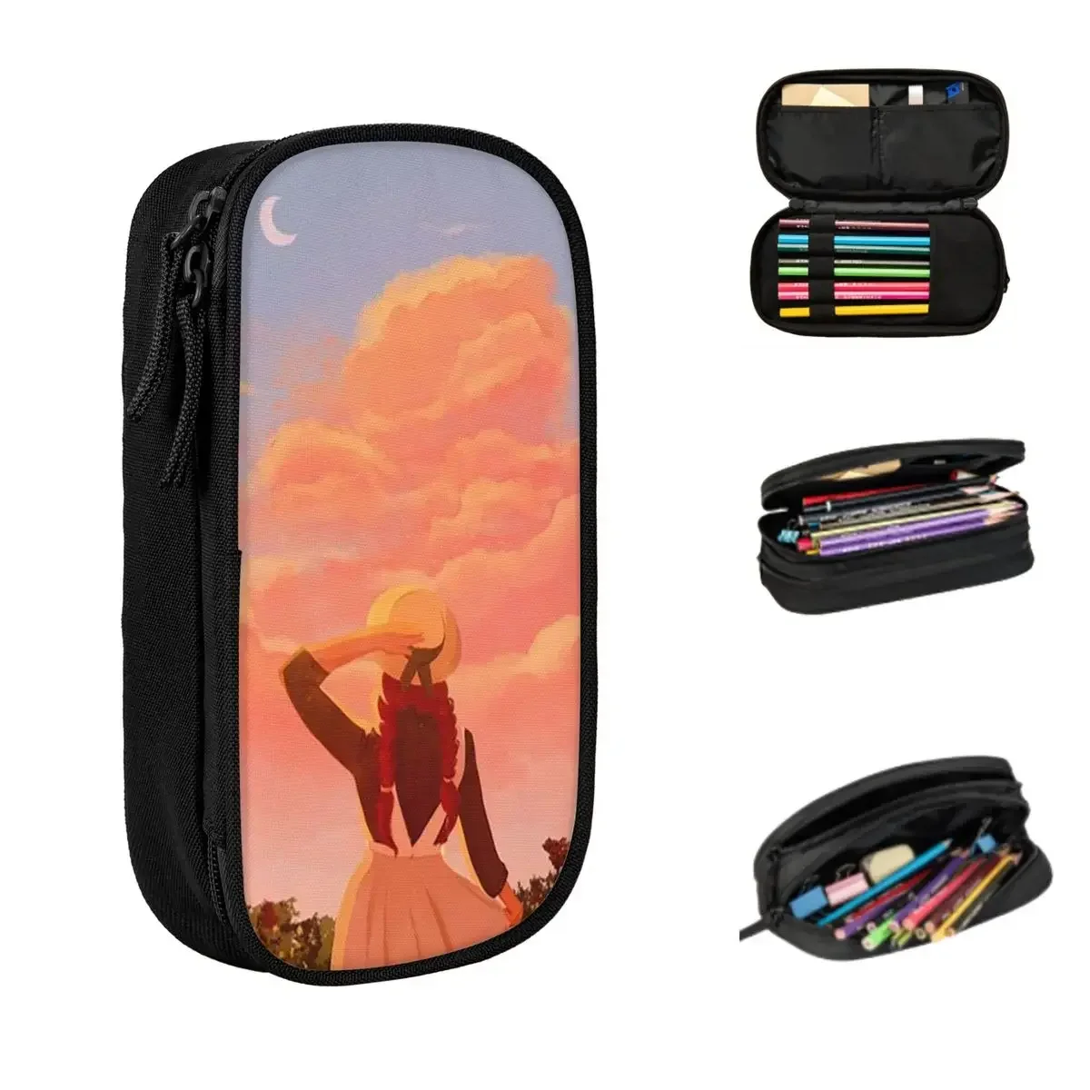 

Anne Of Green Gables Pencil Cases Big Capacity Pen Bags Pen Box Pencil Pouch For Boys Girls Students Stationery School Office