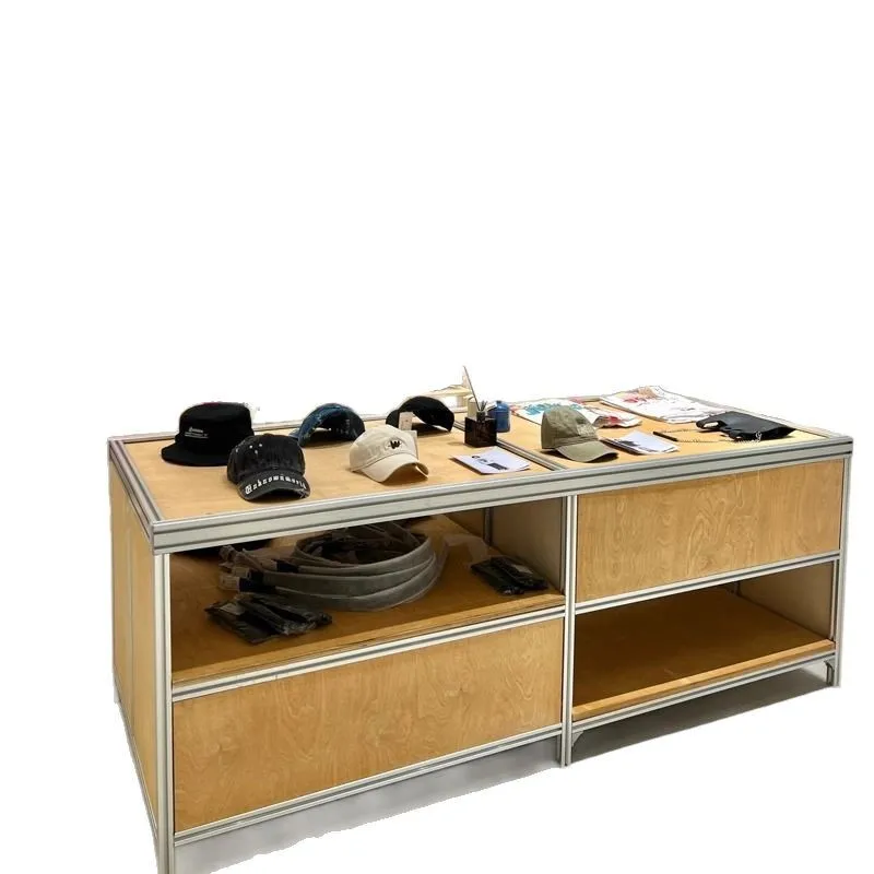 

Display rack Ocean plate Multi-layer drawer Clothing store Nakajima Taiwan Storage cabinet Shopping mall Aluminum profile