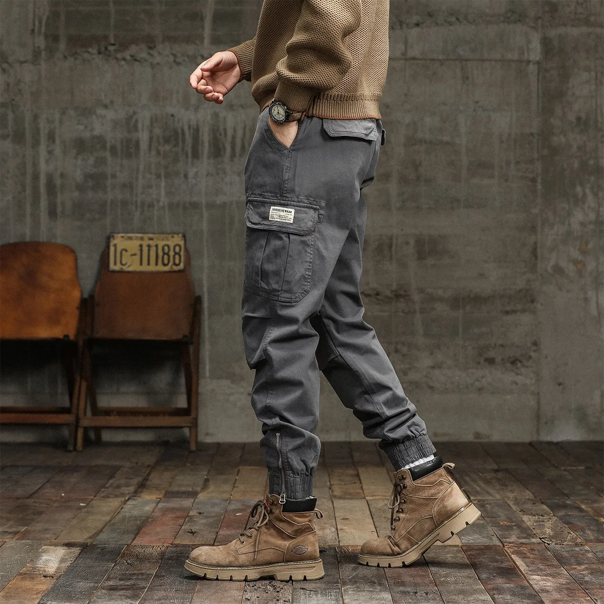 Man Cargo Pants New Men's Golf Mens Clothing Summer Sweatpants Trousers Jogger Harajuku Jeans Male Casual Track Cotton Man Pants