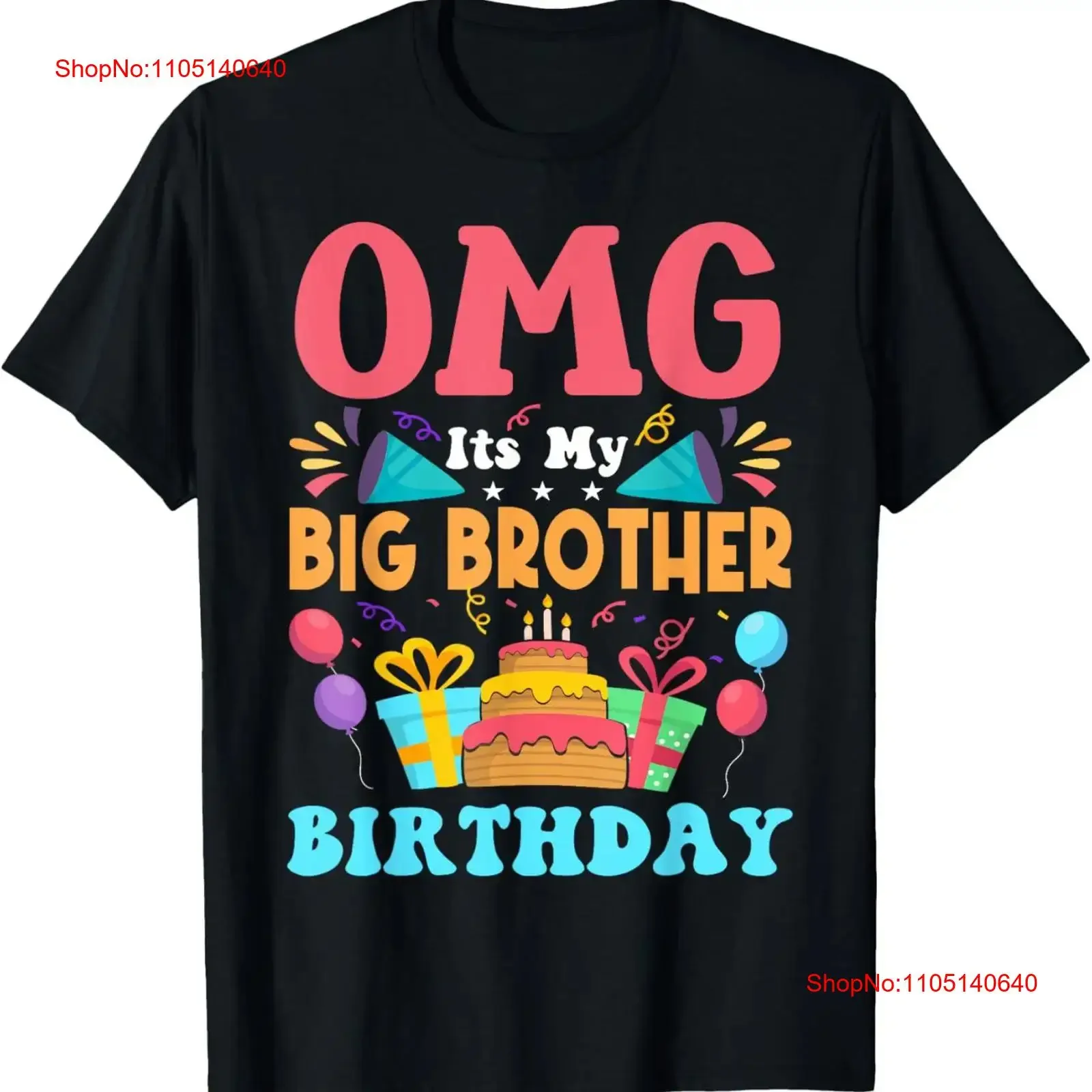 

It's My Birthday Big Brother Family Happy T Shirt vintage Washed Comfortable fashion Breathable Stretched Casual