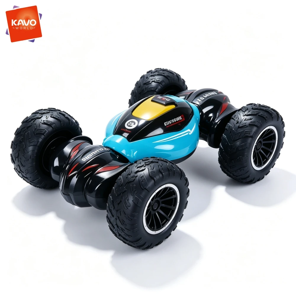``` Twisting Stunt Car 4x4 360 Rotating Drift Omni Directional Wheels with Red LED Lights All Floor Types Indoor Outdoor Rechargeable Electric Toy High Speed Hobby Racing Dual Mode Quick Deformation Transformable 4WD Vehicle Anti-Shock Double Sided Drivin