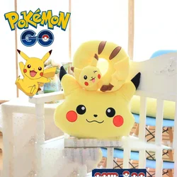 New Pokemon Pikachu New U Shaped Travel Pillow Car Air Flight Stuffed Pillows Neck Support Headrest Cushion Soft Nursing Cushion