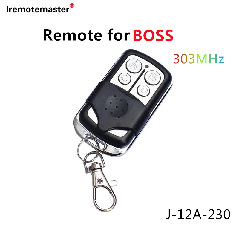 For BOSS 303MHz Rolling Code Compatible with BOL4 BOL6 OL4/OL6 Steel Line Garage Dooe Remote Control BHT3/BHT-3/HT3/BOSS6 Opener