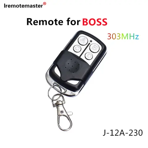 BOSS 303MHz 롤링 코드, BOL4 BOL6 OL4/OL6 스틸 라인 차고 두리 리모컨 BHT3/BHT-3/HT3/BOSS6 오프너 호환