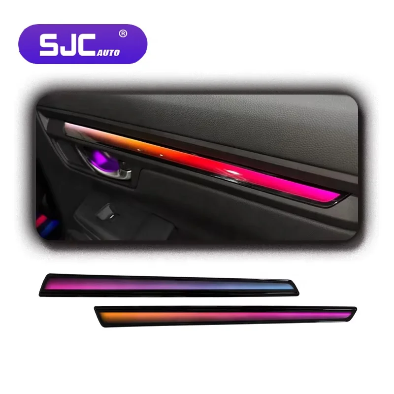 NewSJC 64 Colors Dynamic Symphony Car Ambient Light for Honda CR-V 2023-2025 Car Interior Light Kit Accessories for Auto Upgrade
