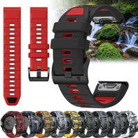 Fenix E 47mm Official QuickFit 22mm 26mm Watch Band For Garmin 8 47mm 51mm/Enduro 3 Quatix 7X 6 5 Sports Silicone Strap Bracelet