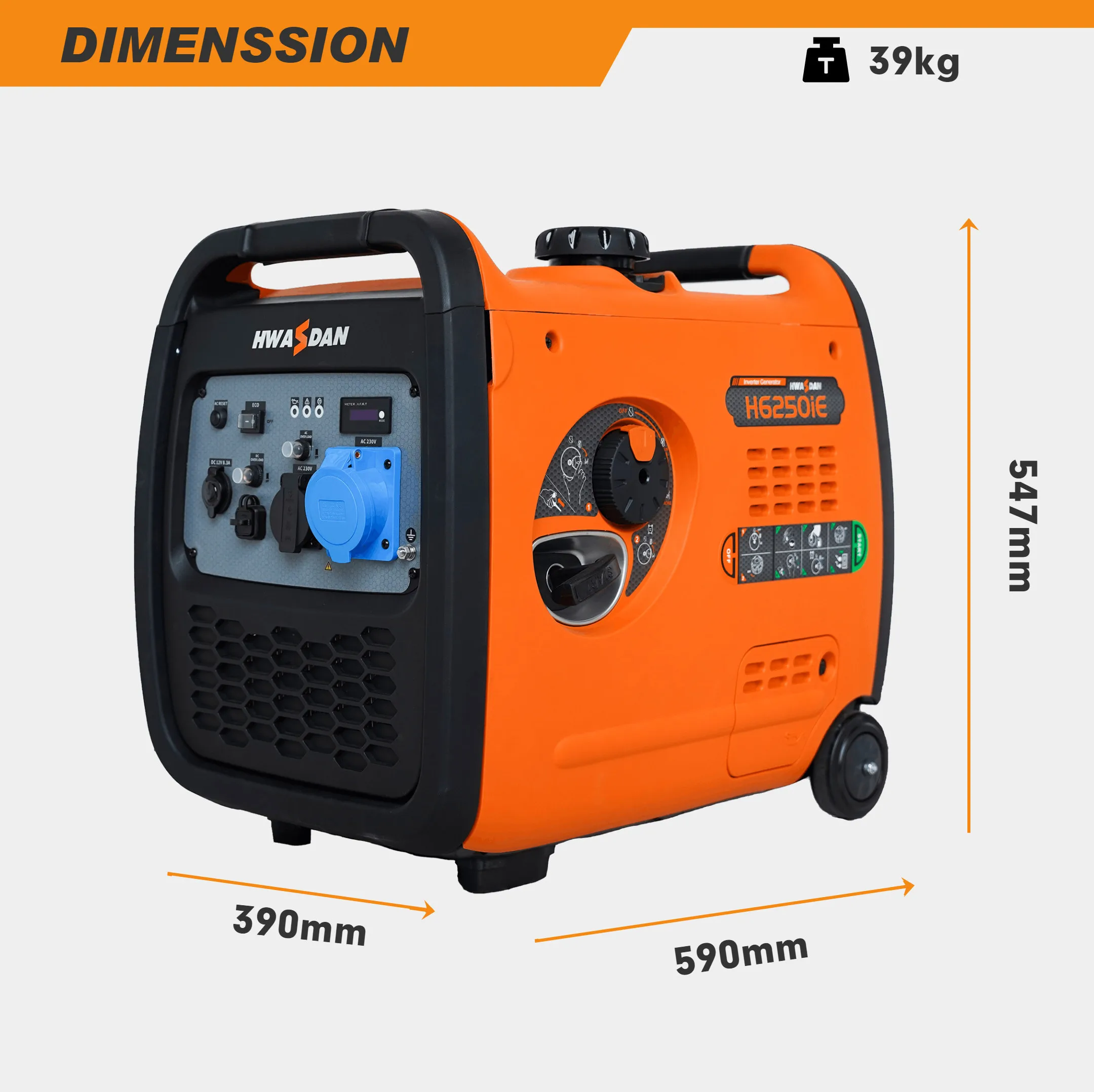 

Wholesale 5000W Dual Fuel Portable Engine Rated Voltage With Remote/Electric Start For Home Use & Camping Travel