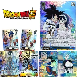 Drachen ball Super Anime Charaktere Bulma Torankusu Sohn Goku Chichi DIY hausgemachte Weihnachten Geburtstag Geschenk Spielzeug Sammel karte