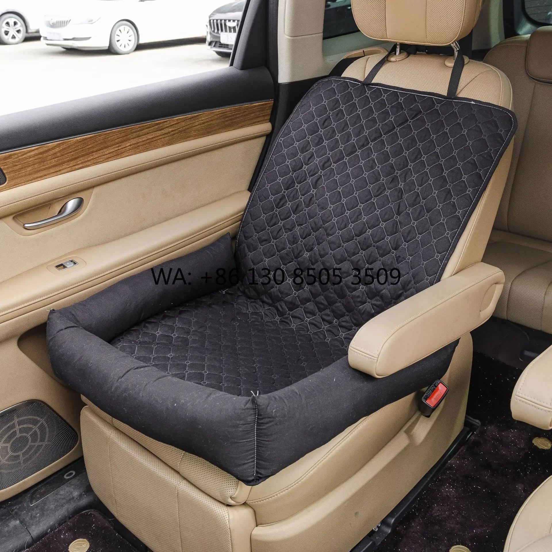 Travel Accessories For Dogs - Dog Car Seat Solid Pattern Removable