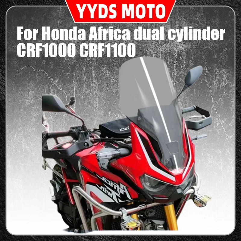 For Honda Africa dual cylinder CRF1000 CRF1100 ADV modified with high windshield and front windshield
