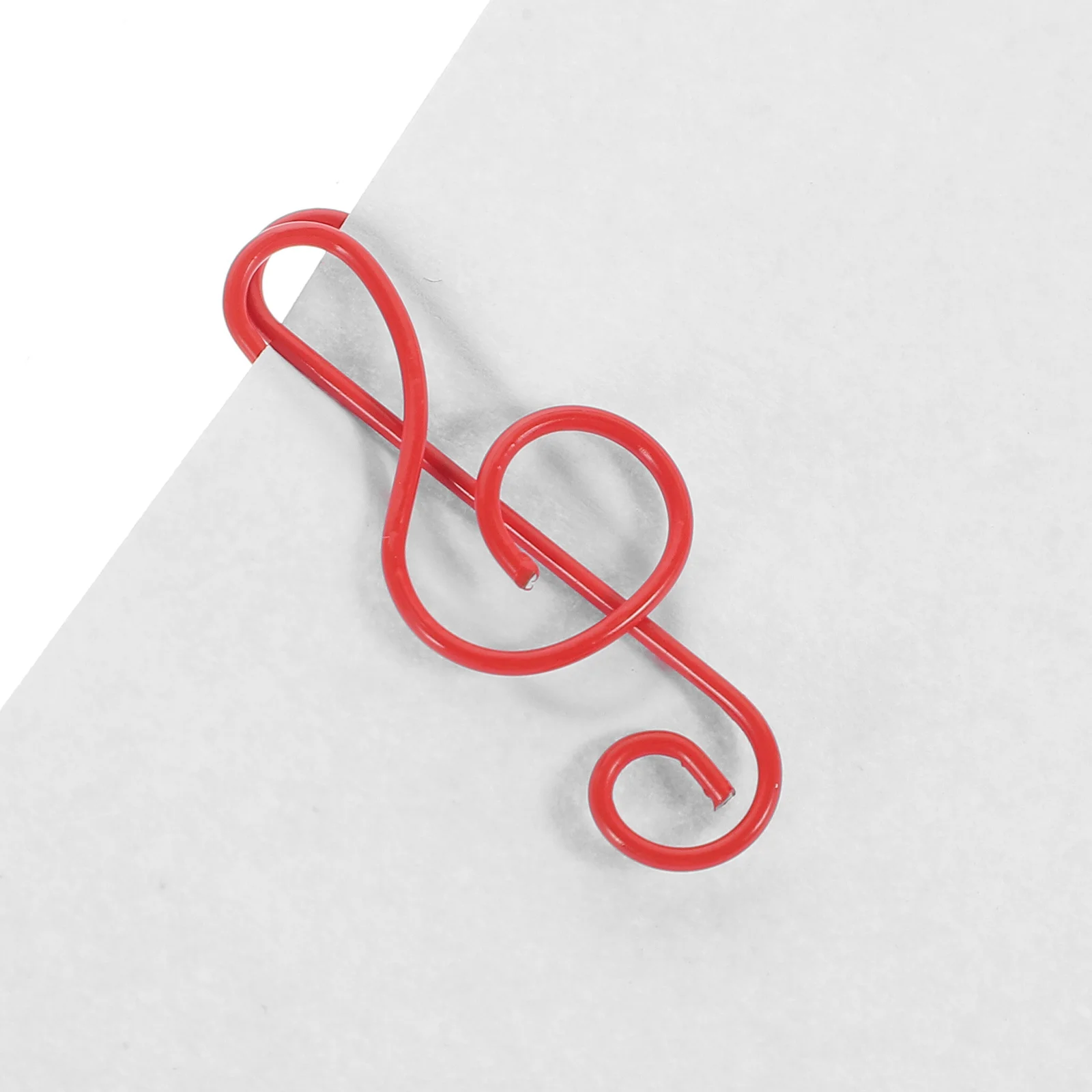 100 قطعة مشابك ورق ملاحظات الموسيقى الإبداعية الملونة الكرتون المعادن مكتب وثيقة ملف كليب مشبك ورق دبابيس ورق معدنية