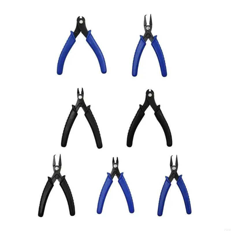 P0UE Jewelry Pliers Tools Equipment Long Needle Round Nose Cutting Wire Pliers