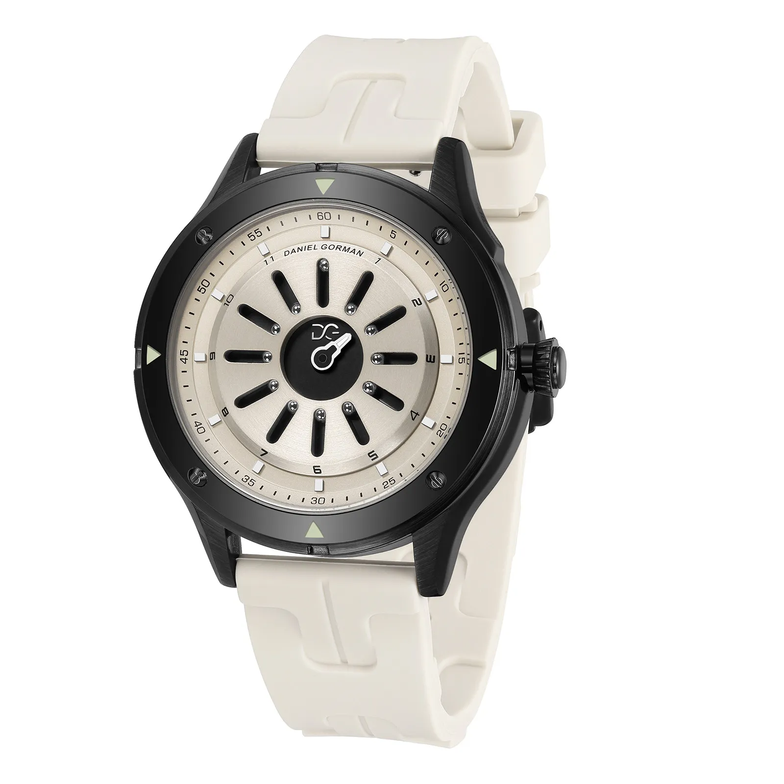 DANIEL GORMAN Gravity Series 5.0 Original Design Men's Watch Twelve Beads Hour Hand Magnetic Watch