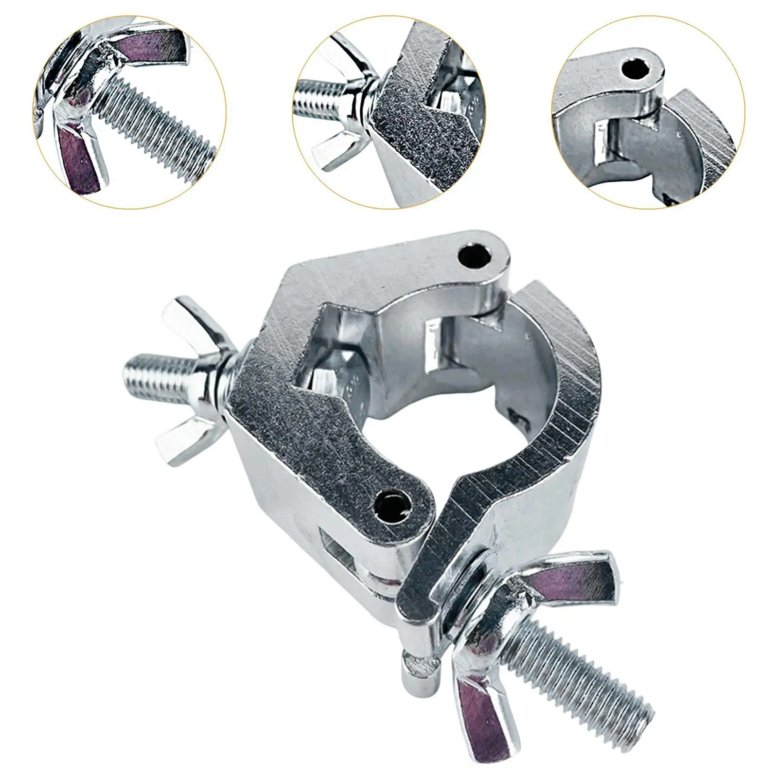 

Stage Lamp Clamp Equipment Premium Stable Hanging Hook Easy Installation Heavy Duty for Light for Bar DJ Light Clamp