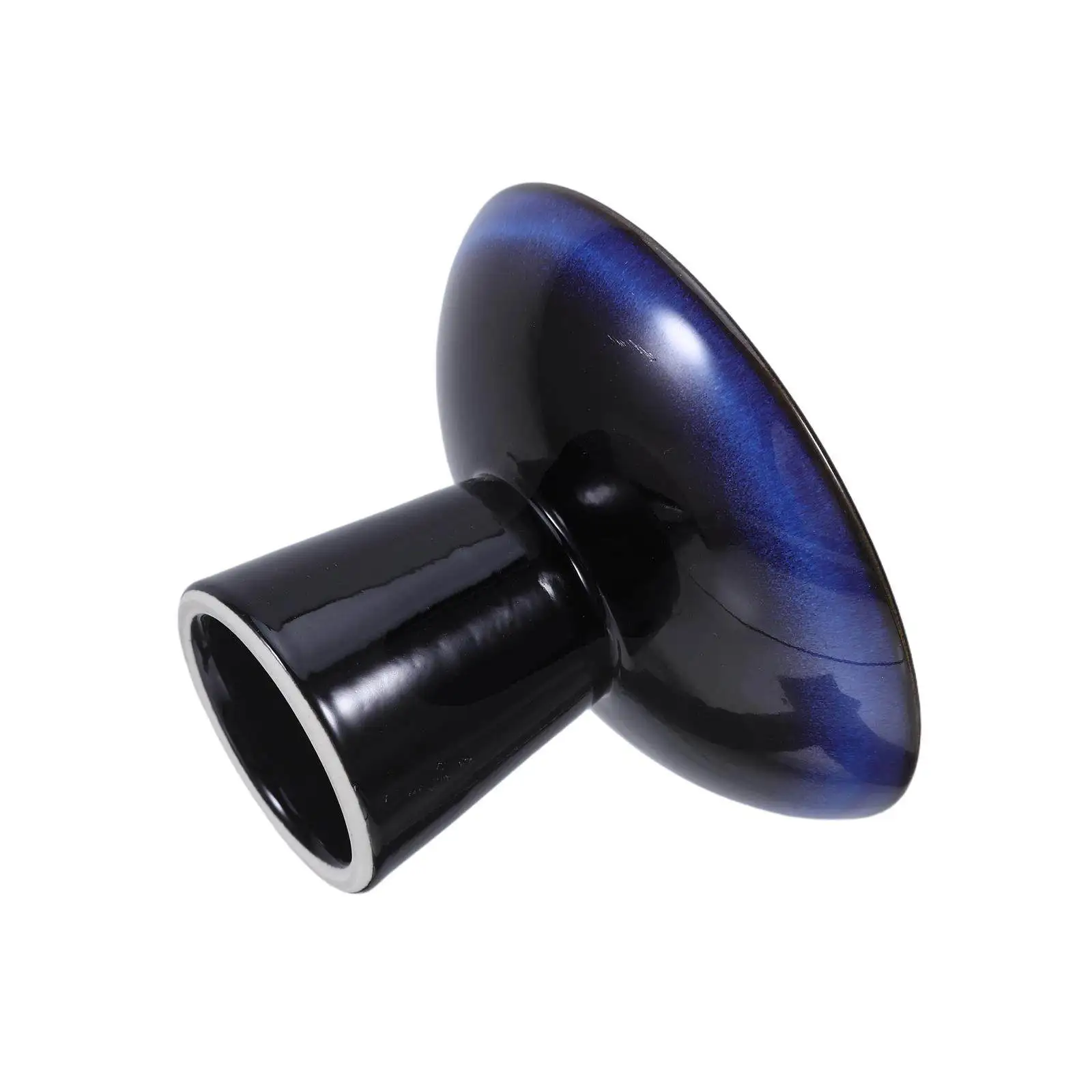 

Ceramic Footed Fruit Bowl Large 4.72 Pedestal Decorative Table Countertop Serving Basket Snack Tray for Modern Kitchen