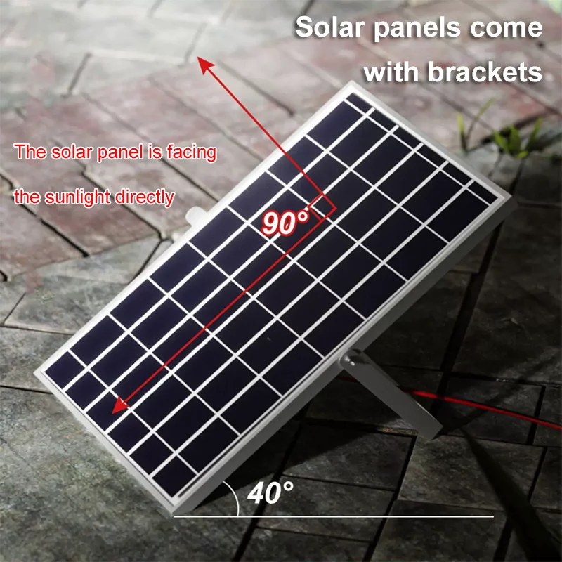 3W 6W 10W Solar Panel Polycrystalline Silicon With Android/Type-c Interfaces Waterproof For Surveillance Camera Doorbell