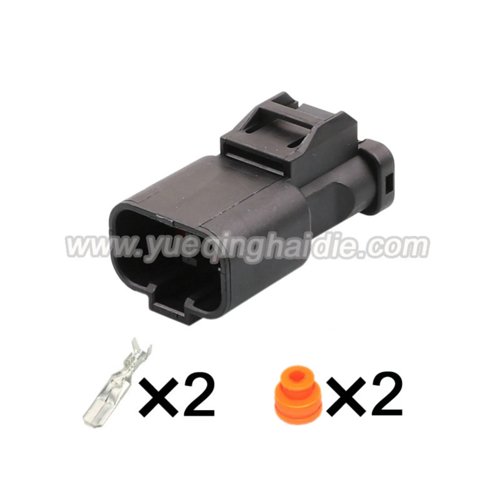 2PIN 7123-6423-30 7157-6720 السيارات مقاوم للماء 6.3 مللي متر سلسلة ذكر موصل سالب كابل توصيل كهربائي موصل مقبس