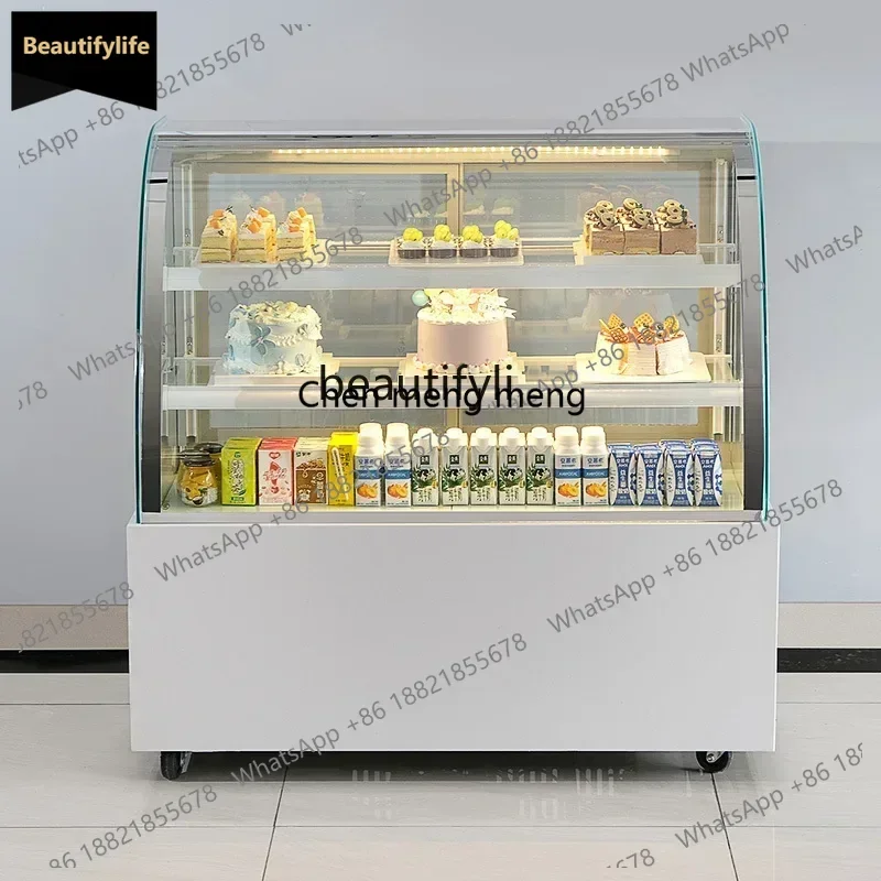 

Холодильный витринный шкаф A601 для тортов, десертов (муассан, десерты в стиле вест-пойнт), фруктов, молочных напитков, для сохранения свежести продуктов