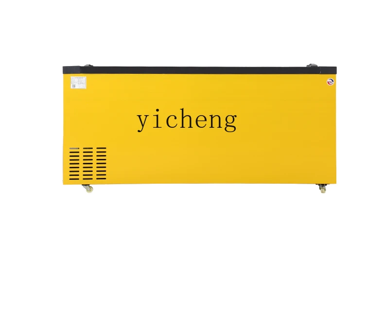 ZML Large Capacity Freezer Refrigerator Display Cabinet Fresh Preservation Freezing Dual-use Transparent Glass Island Cabinet