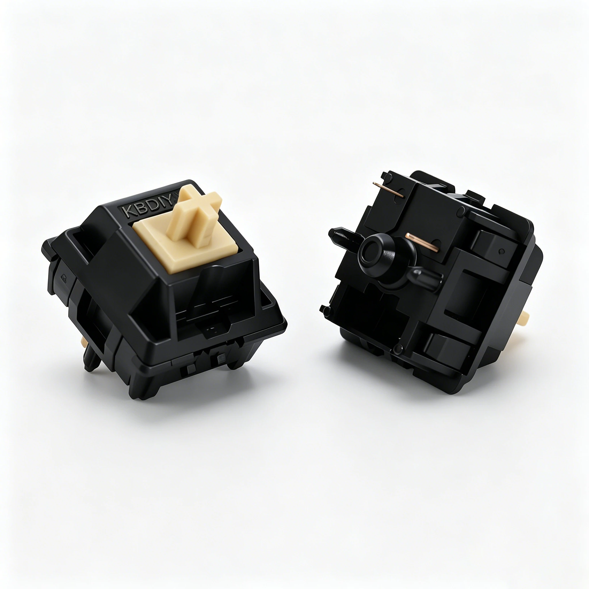 KBDiy Y3 Silent Switch Linear Creamy 53gf Schalter HIFI Vorgeschmiert POM Für Benutzerdefinierte DIY 60% 75% Gaming Mechanische Tastatur Aula F75 – Detail 9