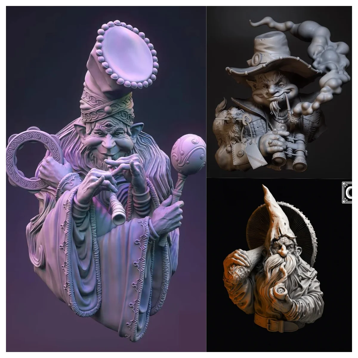 

1/10 Resin Model Bust GK，Unassembled and unpainted kit